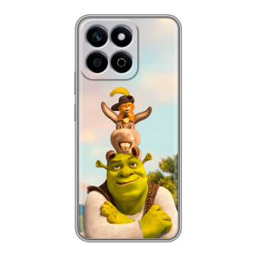 Силиконовый чехол на Honor X7c с принтом Шрек Shrek