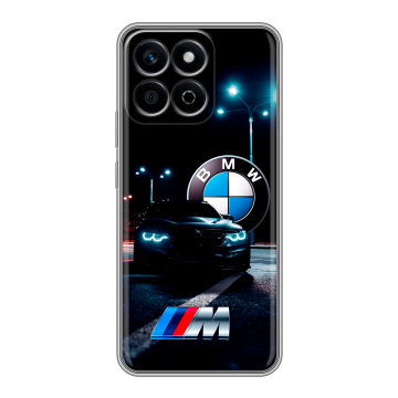 Силиконовый чехол на Honor X7c с принтом БМВ BMW