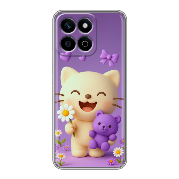 Силиконовый чехол на Honor X7c с принтом для девочек Силиконовый чехол на Honor X7c с принтом для девочек