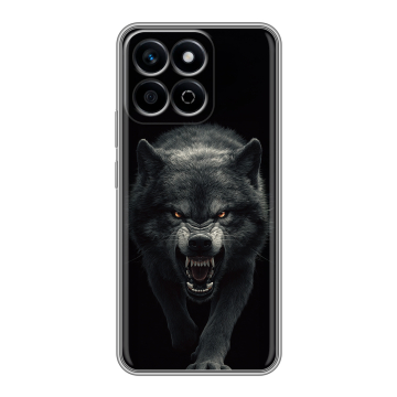 Силиконовый чехол на Honor X7c с принтом Волк Силиконовый чехол на Honor X7c с принтом Волк
