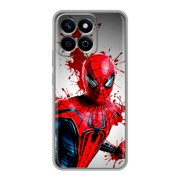 Силиконовый чехол на Honor X7c с принтом Spiderman Человек паук Силиконовый чехол на Honor X7c с принтом Spiderman Человек паук