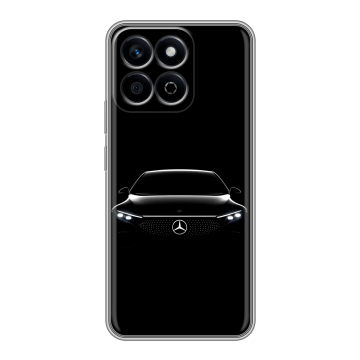 Силиконовый чехол на Honor X7c с принтом Mercedes Мерседес Силиконовый чехол на Honor X7c с принтом Mercedes Мерседес