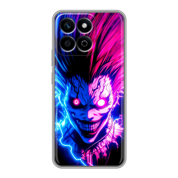 Силиконовый чехол на Honor X7c с принтом Death note Тетрадь смерти