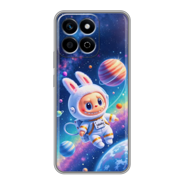 Силиконовый чехол на Honor X7c с принтом Labubu Лабубу Силиконовый чехол на Honor X7c с принтом Labubu Лабубу