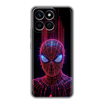 Силиконовый чехол на Honor X7c с принтом Spiderman Человек паук