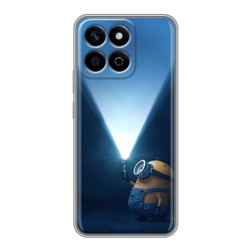 Силиконовый чехол на Honor X7c с принтом Миньоны Силиконовый чехол на Honor X7c с принтом Миньоны