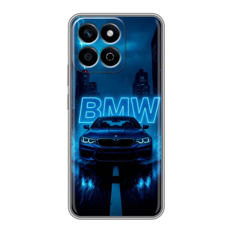 Силиконовый чехол на Honor X7c с принтом BMW БМВ Силиконовый чехол на Honor X7c с принтом BMW БМВ