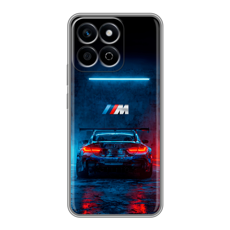 Силиконовый чехол на Honor X7c с принтом BMW БМВ Силиконовый чехол на Honor X7c с принтом BMW БМВ