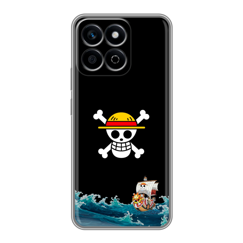 Силиконовый чехол на Honor X7c с принтом One Piece Ван Пис Силиконовый чехол на Honor X7c с принтом One Piece Ван Пис