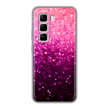 Силиконовый чехол на Infinix Hot 50 Pro с принтом Блестки