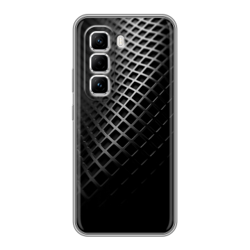 Силиконовый чехол на Infinix Hot 50 Pro с принтом Текстура металла Силиконовый чехол на Infinix Hot 50 Pro с принтом Текстура металла