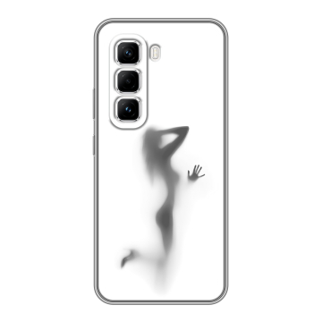 Силиконовый чехол на Infinix Hot 50 Pro с принтом Силуэт Силиконовый чехол на Infinix Hot 50 Pro с принтом Силуэт