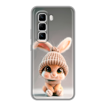 Силиконовый чехол на Infinix Hot 50 Pro с принтом Кролик
