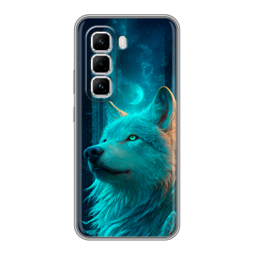 Силиконовый чехол на Infinix Hot 50 Pro с принтом бабочки саккура Силиконовый чехол на Infinix Hot 50 Pro с принтом бабочки саккура
