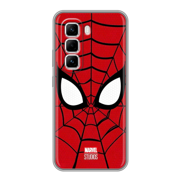 Силиконовый чехол на Infinix Hot 50 Pro с принтом человек паук spiderman