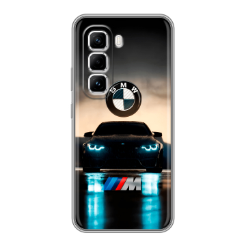 Силиконовый чехол на Infinix Hot 50 Pro с принтом БМВ BMW