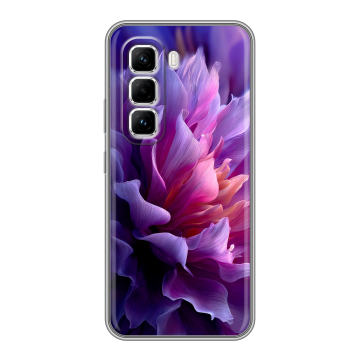 Силиконовый чехол на Infinix Hot 50 Pro с принтом женский цветы Силиконовый чехол на Infinix Hot 50 Pro с принтом женский цветы