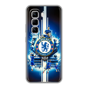 Силиконовый чехол на Infinix Hot 50 Pro с принтом Chelsea Челси