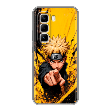 Силиконовый чехол на Infinix Hot 50 Pro с принтом Naruto Наруто Силиконовый чехол на Infinix Hot 50 Pro с принтом Naruto Наруто