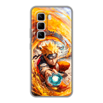 Силиконовый чехол на Infinix Hot 50 Pro с принтом Аниме Наруто Naruto Силиконовый чехол на Infinix Hot 50 Pro с принтом Аниме Наруто Naruto