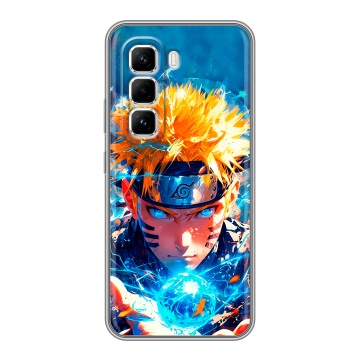 Силиконовый чехол на Infinix Hot 50 Pro с принтом Аниме Наруто Naruto Силиконовый чехол на Infinix Hot 50 Pro с принтом Аниме Наруто Naruto