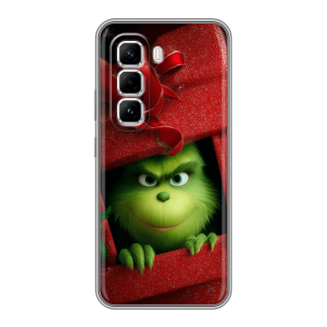 Силиконовый чехол на Infinix Hot 50 Pro с принтом Новый год