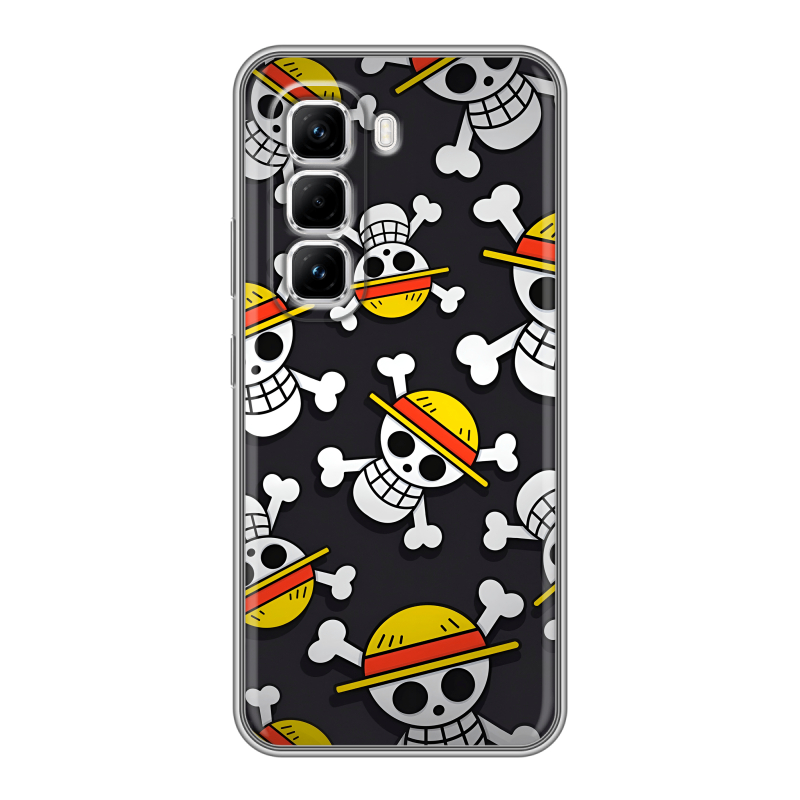 Силиконовый чехол на Infinix Hot 50 Pro с принтом One Piece Ван Пис Силиконовый чехол на Infinix Hot 50 Pro с принтом One Piece Ван Пис