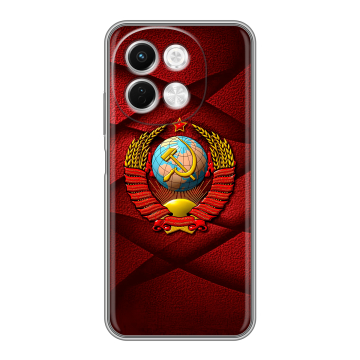 Силиконовый чехол на Tecno Spark 30 5G с принтом Герб СССР Силиконовый чехол на Tecno Spark 30 5G с принтом Герб СССР