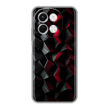 Силиконовый чехол на Tecno Spark 30 5G с принтом Абстракция