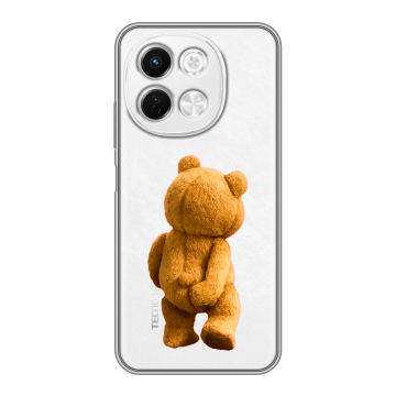 Силиконовый чехол на Tecno Spark 30 5G с принтом Медведь Силиконовый чехол на Tecno Spark 30 5G с принтом Медведь