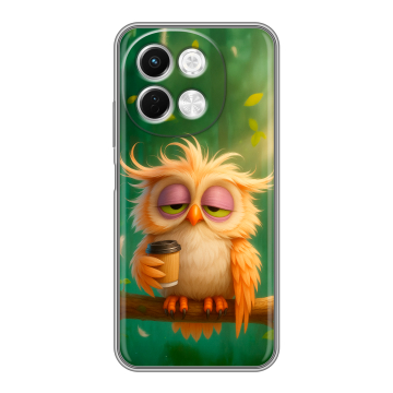 Силиконовый чехол на Tecno Spark 30 5G с принтом сова
