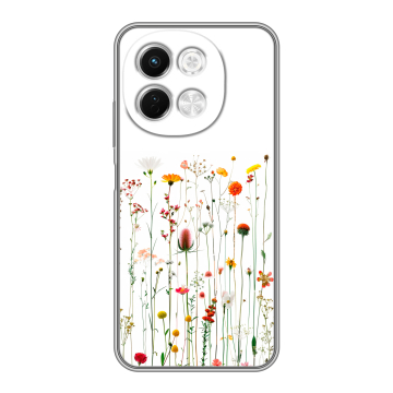 Силиконовый чехол на Tecno Spark 30 5G с принтом цветы Силиконовый чехол на Tecno Spark 30 5G с принтом цветы