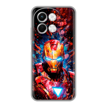 Силиконовый чехол на Tecno Spark 30 5G с принтом Железный человек Ironman Силиконовый чехол на Tecno Spark 30 5G с принтом Железный человек Ironman