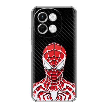 Силиконовый чехол на Tecno Spark 30 5G с принтом человек паук spiderman