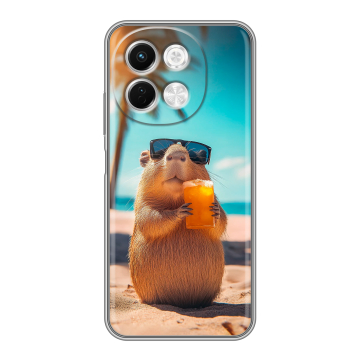 Силиконовый чехол на Tecno Spark 30 5G с принтом Капибара Силиконовый чехол на Tecno Spark 30 5G с принтом Капибара