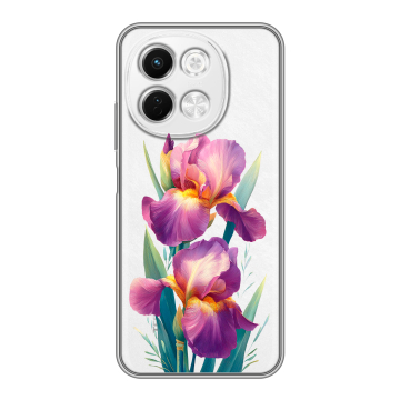 Силиконовый чехол на Tecno Spark 30 5G с принтом Цветы орхидеи Силиконовый чехол на Tecno Spark 30 5G с принтом Цветы орхидеи