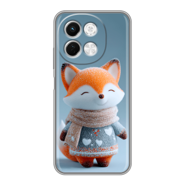 Силиконовый чехол на Tecno Spark 30 5G с принтом Лиса Силиконовый чехол на Tecno Spark 30 5G с принтом Лиса