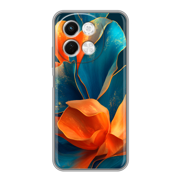 Силиконовый чехол на Tecno Spark 30 5G с принтом Цветы Силиконовый чехол на Tecno Spark 30 5G с принтом Цветы