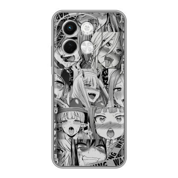 Силиконовый чехол на Tecno Spark 30 5G с принтом Ahegao Ахегао Аниме Силиконовый чехол на Tecno Spark 30 5G с принтом Ahegao Ахегао Аниме