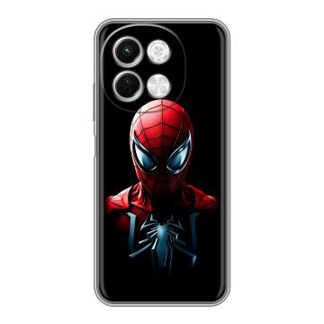 Силиконовый чехол на Tecno Spark 30 5G с принтом Spiderman Человек паук Силиконовый чехол на Tecno Spark 30 5G с принтом Spiderman Человек паук