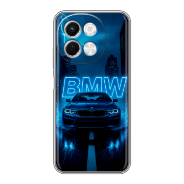 Силиконовый чехол на Tecno Spark 30 5G с принтом BMW БМВ