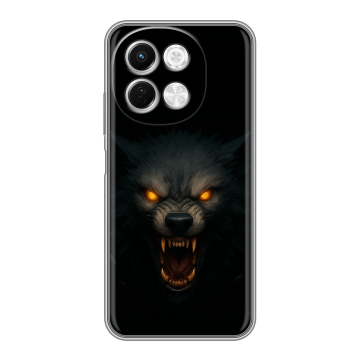 Силиконовый чехол на Tecno Spark 30 5G с принтом Волк Силиконовый чехол на Tecno Spark 30 5G с принтом Волк