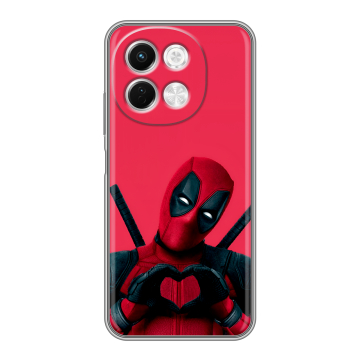 Силиконовый чехол на Tecno Spark 30 5G с принтом Дедпул Deadpool