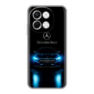 Силиконовый чехол на Tecno Spark 30 5G с принтом Mercedes Мерседес Силиконовый чехол на Tecno Spark 30 5G с принтом Mercedes Мерседес