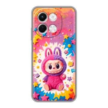 Силиконовый чехол на Tecno Spark 30 5G с принтом Labubu Лабубу Силиконовый чехол на Tecno Spark 30 5G с принтом Labubu Лабубу