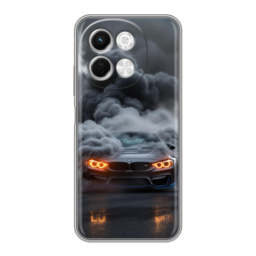 Силиконовый чехол на Tecno Spark 30 5G с принтом BMW БМВ
