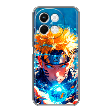 Силиконовый чехол на Tecno Spark 30 5G с принтом Аниме Наруто Naruto