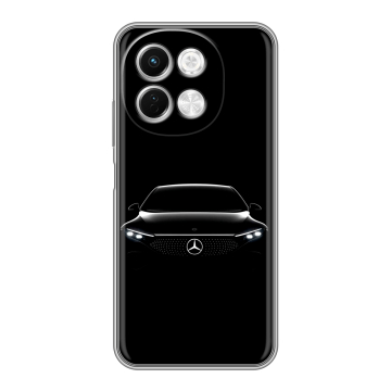 Силиконовый чехол на Tecno Spark 30 5G с принтом Mercedes Мерседес