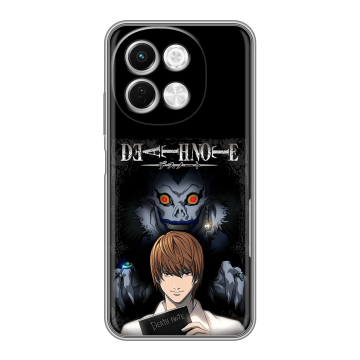Силиконовый чехол на Tecno Spark 30 5G с принтом Death note Тетрадь смерти Силиконовый чехол на Tecno Spark 30 5G с принтом Death note Тетрадь смерти