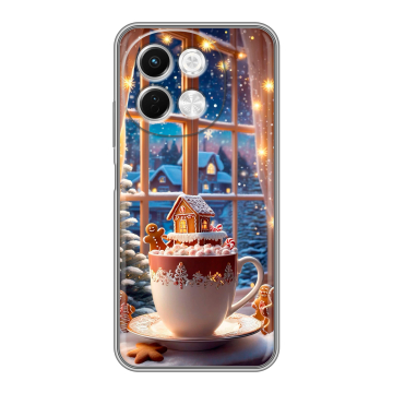 Силиконовый чехол на Tecno Spark 30 5G с принтом Новый год Силиконовый чехол на Tecno Spark 30 5G с принтом Новый год